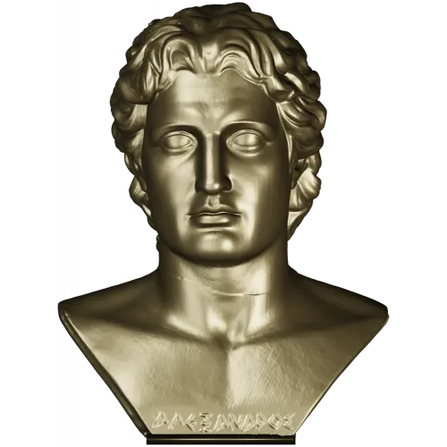 Hellenistic Youth Bust - STL 3D model for CNC milling