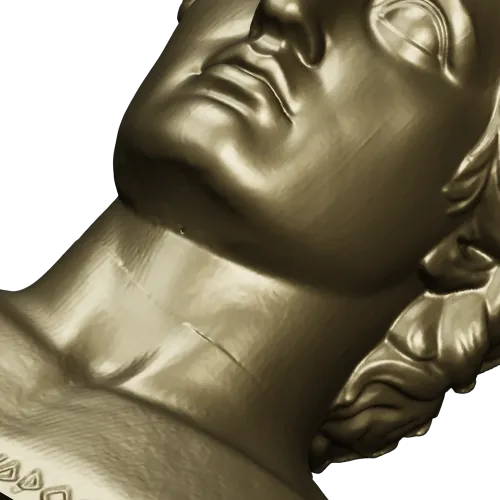 Hellenistic Youth Bust - STL 3D model for CNC milling