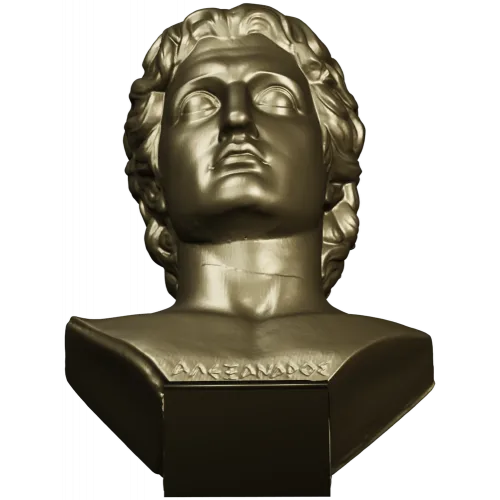 Hellenistic Youth Bust - STL 3D model for CNC milling