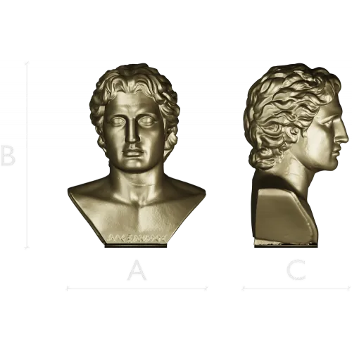 Hellenistic Youth Bust - STL 3D model for CNC milling