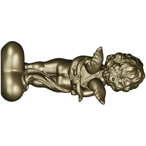 Купидон с сердцем - 3D модель STL для ЧПУ