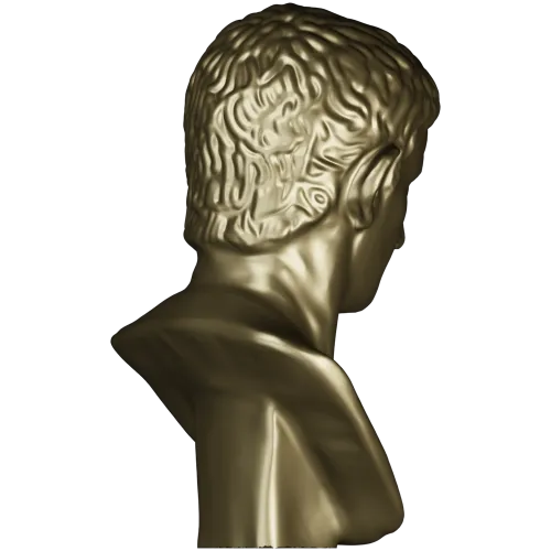 Классический бюст в античном стиле - 3D модель STL для ЧПУ
