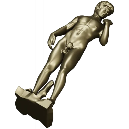 3D модель статуи Давида в формате STL для ЧПУ