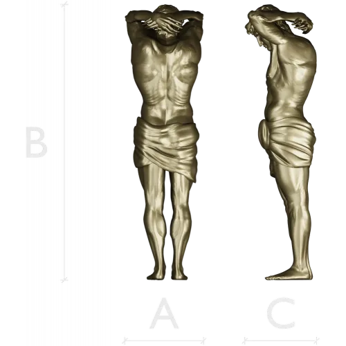 Атлант - 3D модель для ЧПУ в формате STL