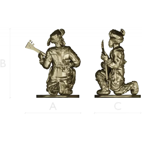Балалайщик - 3D модель STL для ЧПУ