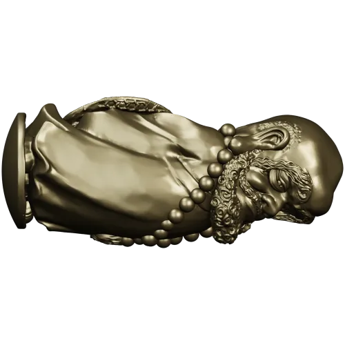 Бюст Бодхидхармы - 3D модель STL для ЧПУ