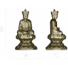 Медитирующий Будда на лотосе - 3D модель STL для ЧПУ
