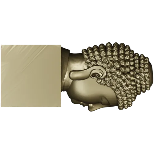 Голова Будды - 3D модель STL для ЧПУ