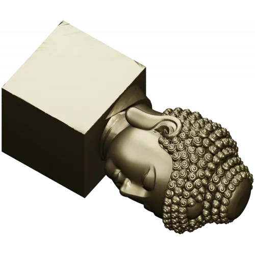 Голова Будды - 3D модель STL для ЧПУ