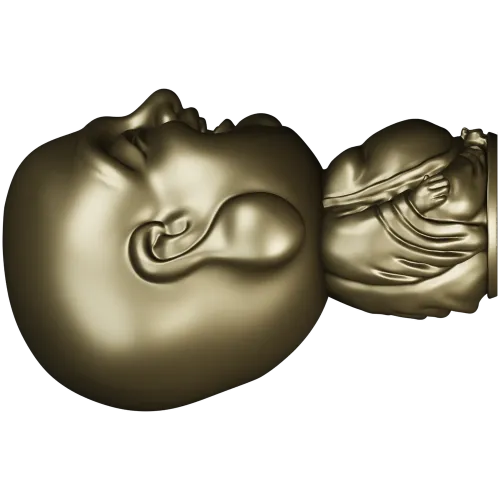 Будда с большой головой - 3D модель STL для ЧПУ
