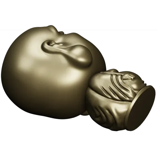Будда с большой головой - 3D модель STL для ЧПУ