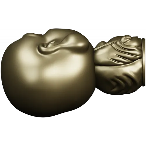 Будда с большой головой - 3D модель STL для ЧПУ