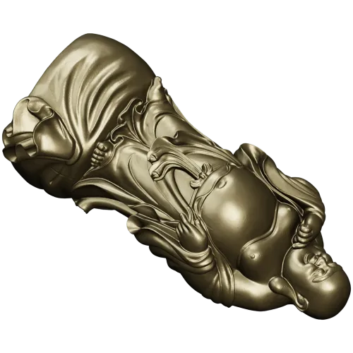 Полнофигурный Хотэй - 3D модель STL для ЧПУ