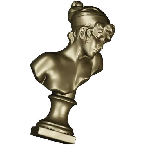 Бюст юной красавицы - 3D модель STL для ЧПУ