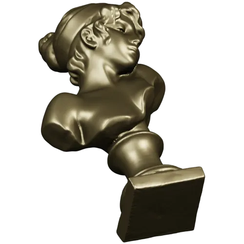 Бюст юной красавицы - 3D модель STL для ЧПУ