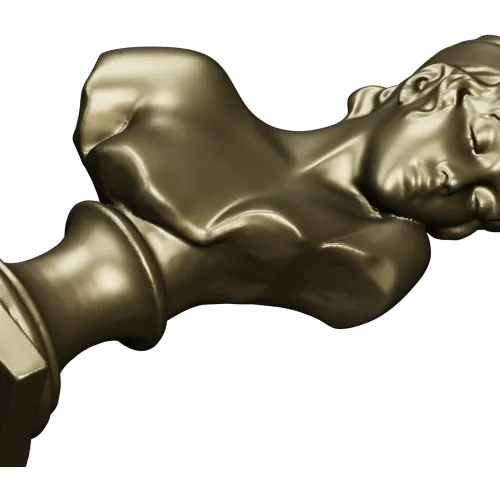 Бюст юной красавицы - 3D модель STL для ЧПУ