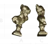 Бюст юной красавицы - 3D модель STL для ЧПУ