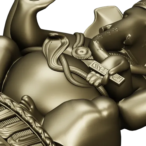 3D модель Ганеша в полном объёме - STL для ЧПУ