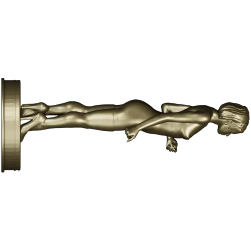 Нимфа на пьедестале - 3D модель STL для ЧПУ