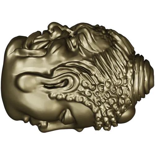 Голова Будды - 3D модель в формате STL для ЧПУ