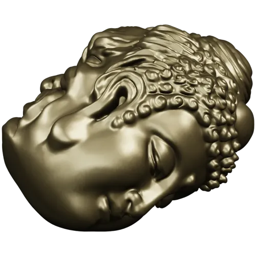 Голова Будды - 3D модель в формате STL для ЧПУ