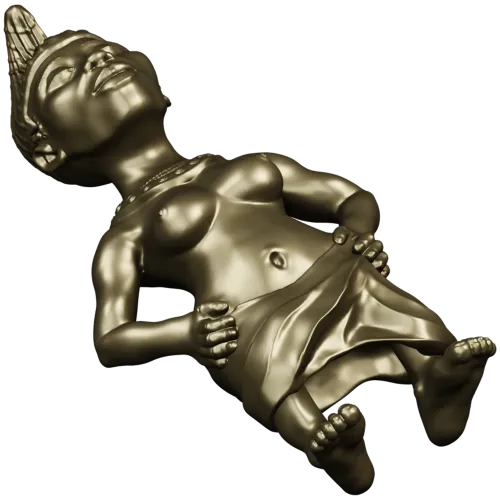 Индийская танцовщица - 3D модель STL для ЧПУ