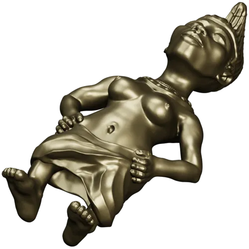Индийская танцовщица - 3D модель STL для ЧПУ