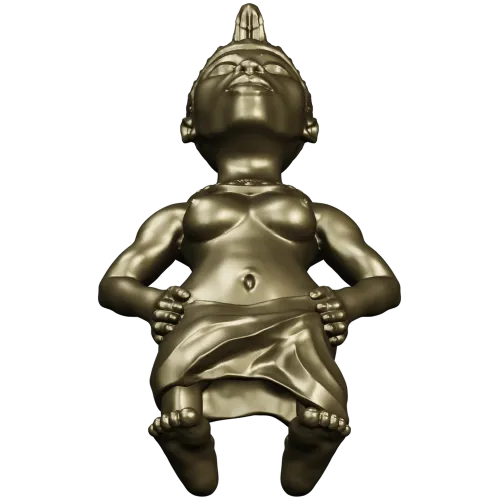 Индийская танцовщица - 3D модель STL для ЧПУ