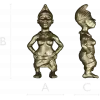 Индийская танцовщица - 3D модель STL для ЧПУ