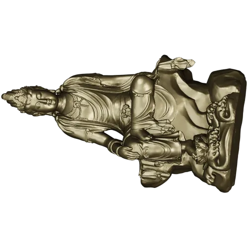 STL Model of Guan Yin Statue for CNC Milling
