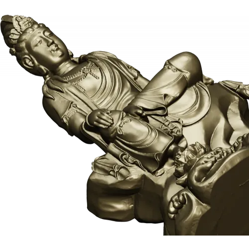 STL Model of Guan Yin Statue for CNC Milling