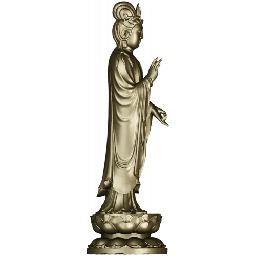 3D модель Гуаньинь (stl) - бодхисаттва сострадания для ЧПУ