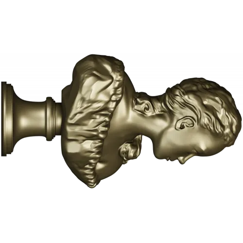 Бюст девушки на подставке - 3D модель STL для ЧПУ