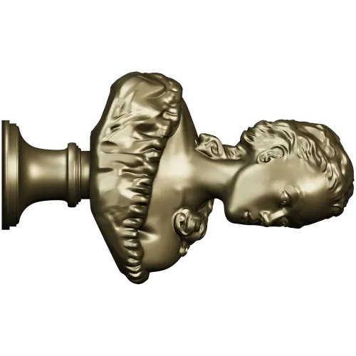Бюст девушки на подставке - 3D модель STL для ЧПУ