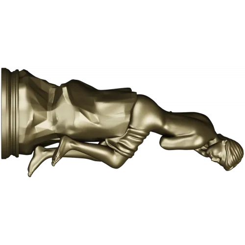 Нимфа на пьедестале - 3D модель STL для ЧПУ