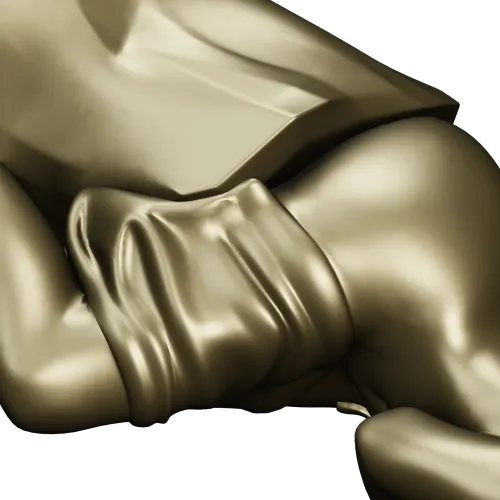Нимфа на пьедестале - 3D модель STL для ЧПУ