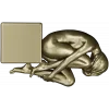 3D модель девушки у опоры - STL для ЧПУ