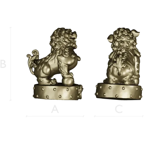 3D модель STL "Древний лев" для ЧПУ - детализированная фигура стража