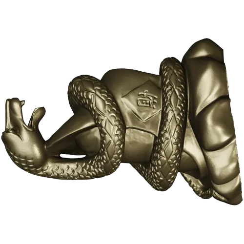 Узел Змеи - 3D модель STL для ЧПУ