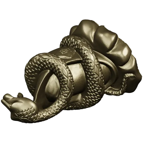 Узел Змеи - 3D модель STL для ЧПУ