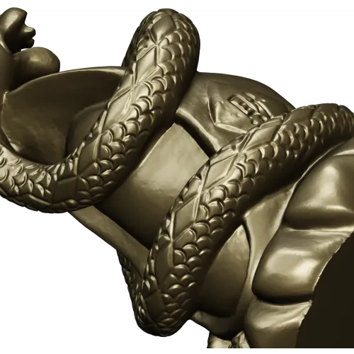 Узел Змеи - 3D модель STL для ЧПУ