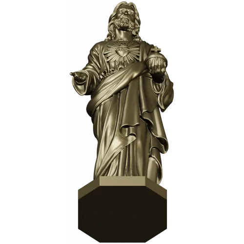 Jesus Statue 3D Model for CNC Milling in STL Format