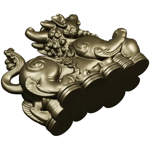 Пи Яо на монетах - 3D модель STL для ЧПУ