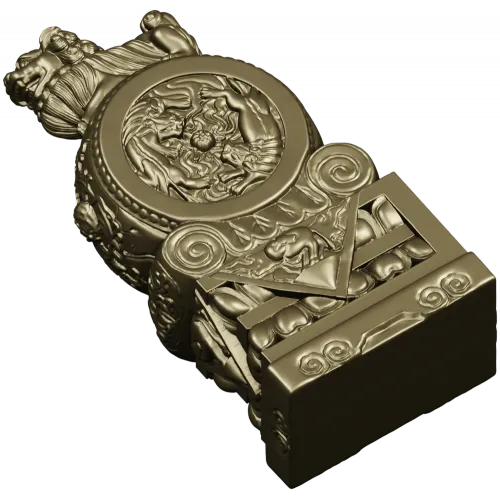 Китайский лев-хранитель - 3D модель STL для ЧПУ