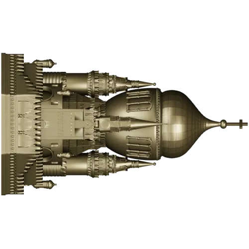 Купол-крепость - 3D модель в формате STL для ЧПУ