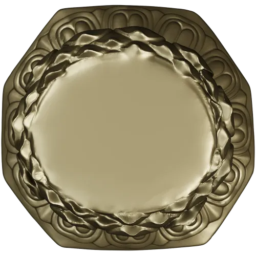 Lotus Pedestal Base 3D Model for CNC Milling STL File