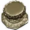 Lotus Pedestal Base 3D Model for CNC Milling STL File