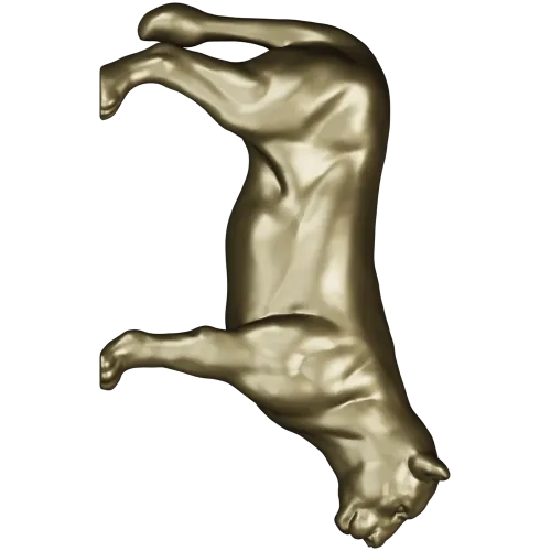 Львица в прыжке - 3D модель STL для ЧПУ