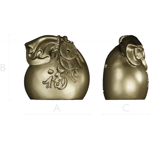 Мешок удачи - 3D модель STL для ЧПУ