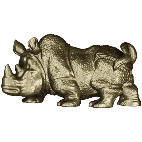 Реалистичная 3D модель носорога в формате STL для ЧПУ